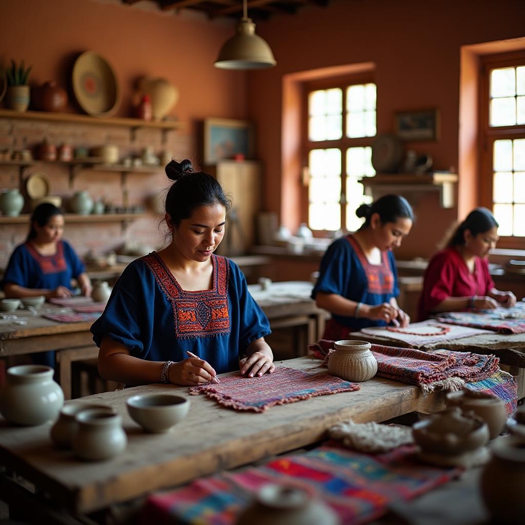 Artisan cooperative workshop in Xalapa