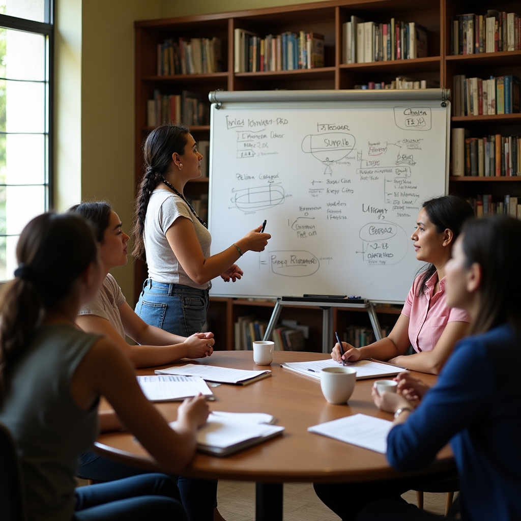 Fair trade training session with cooperative members